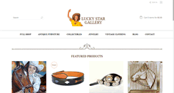 Desktop Screenshot of luckystargallery.com